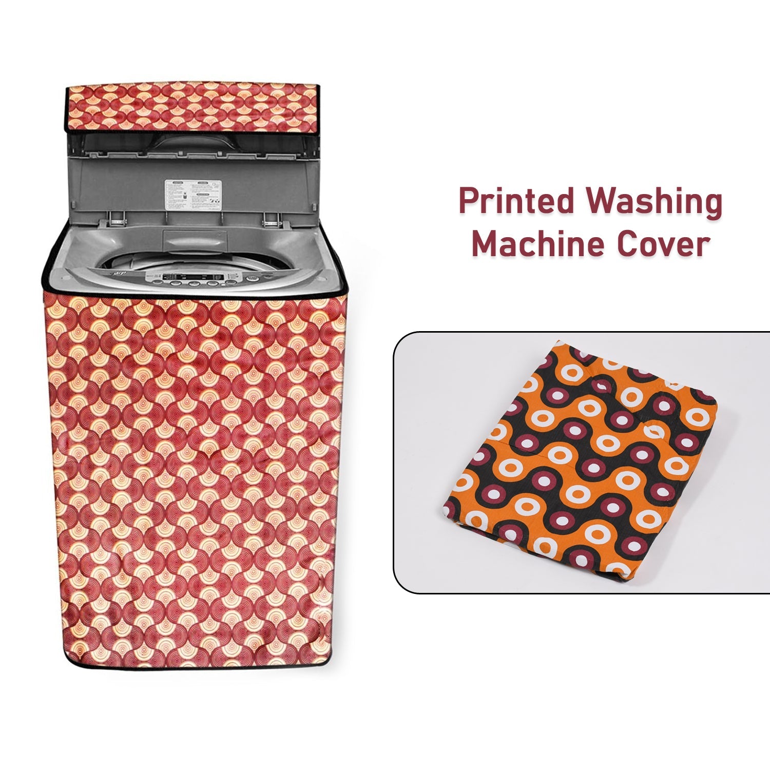 6299 Waterproof Protective Waterproof and Dustproof (Top Load) Washing Machine Cover for Fully Automatic (size : 80x60x60 Cm) DeoDap 6299 Waterproof Protective Waterproof and Dustproof (Top Load) Washing Machine Cover for Fully Automatic (size : 80x60x60 Cm) DeoDap